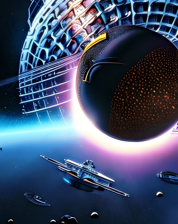 Abstract space adventure 3
