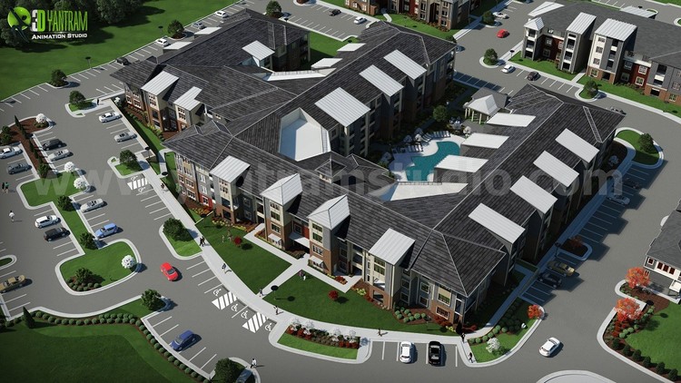 Areal View of Site plan Design Ideas Chicago, USA