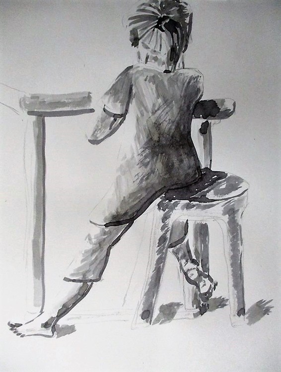 girl backview