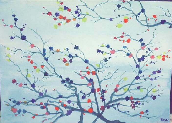 Colorful blossoms