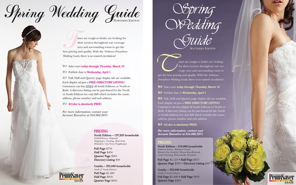 Wedding Fliers North and South Editions