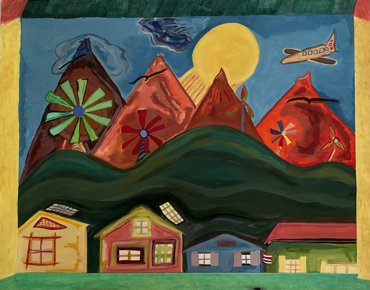 Aaron Gilchrist (301)275-1352 $340.00Mountainous Terrace 3:30:2024 Gauche Paint