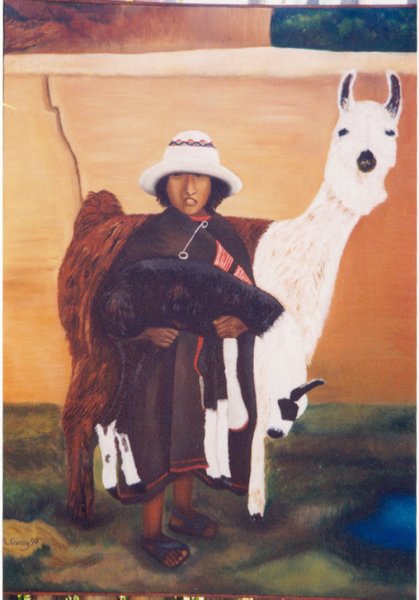 Boy and His Llamas