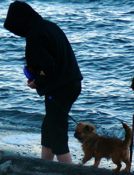 walking with my puppy