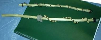 Amethyst and Quartz Wands
