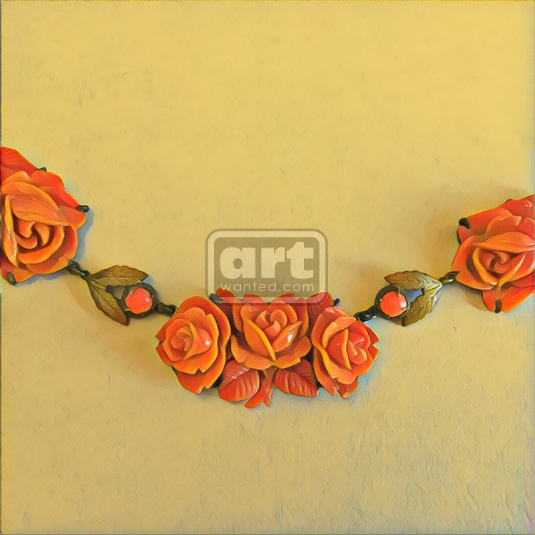 Vintage Coral Necklace 3