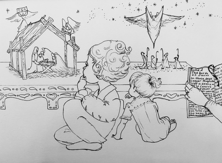 The Christmas story from Luke