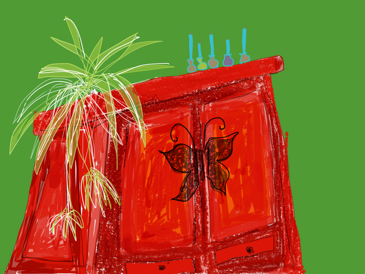 Chinese cupboard