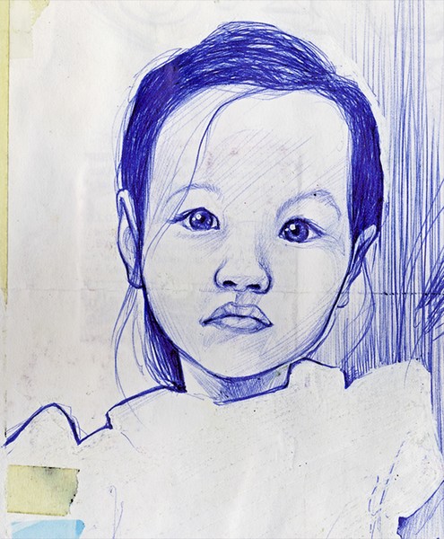 CHILDSVIEW.... inkpen sketches