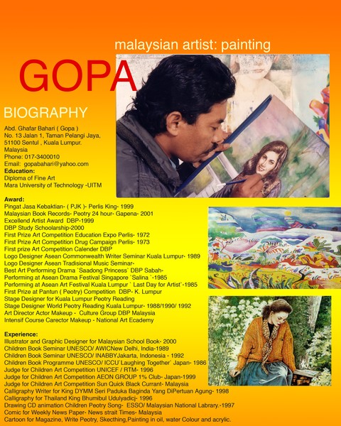 gopa malaysian painter