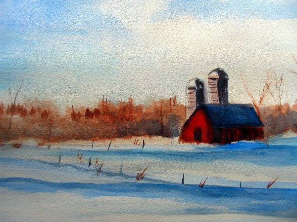 BARN IN WINTER