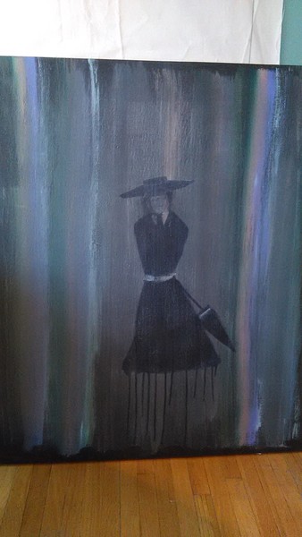 lady in black