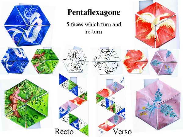 Pentaflexagone colors