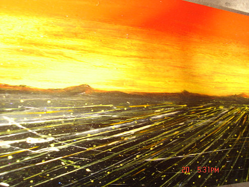 Valley view from the mountains