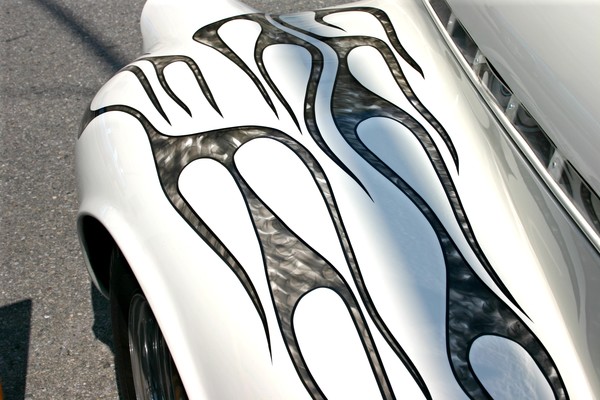 Close up of the Fender