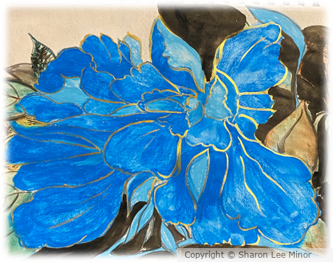 FLEUR AFRICAINE BLUE SOFT