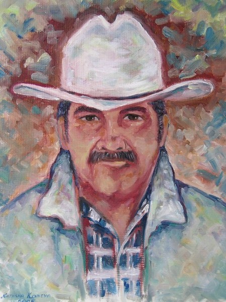 SOLD ( man in white hat )