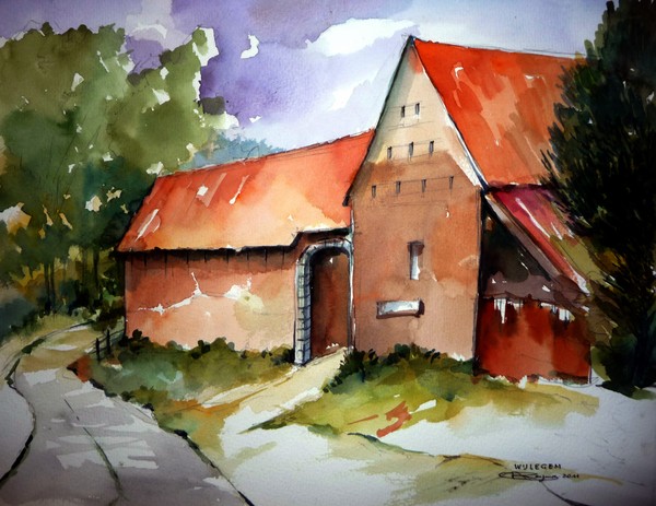 Farm in Wijlegem (Belgium) Plein Air