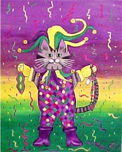 LILY DOES MARDI GRAS