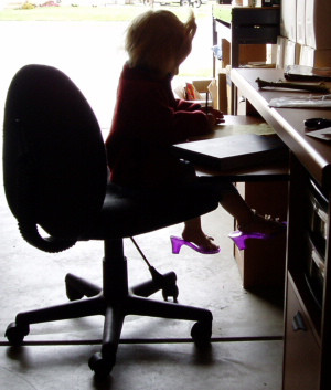 Little worker, hard at work