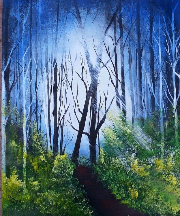 New acrylic painting  just finished