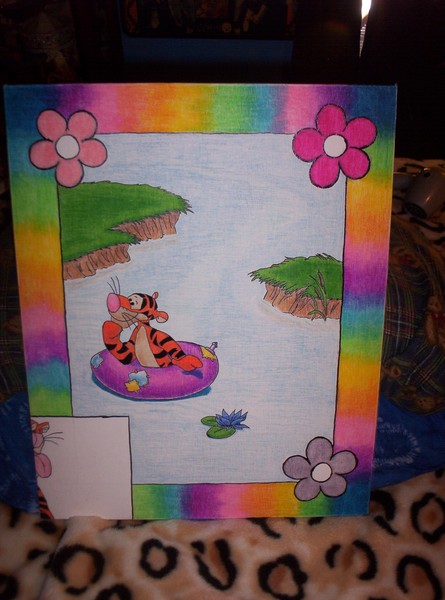 tigger mural panel two