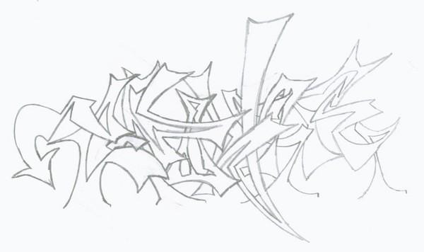 Spin-Off Grafitti Piece Tag