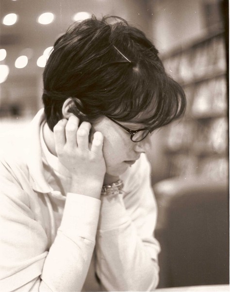 Girl in Library