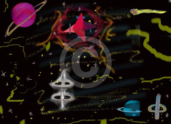 Flying into space