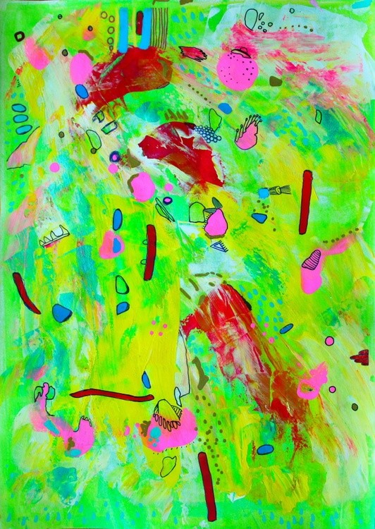 Colorful abstract art by Veera Zukova