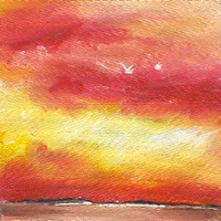 red sky