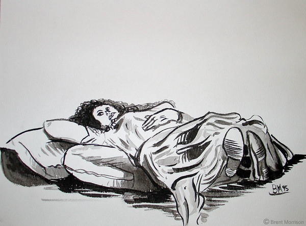 Laying Girl