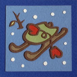 A Sled and Red Mittens