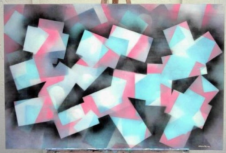 https://www.artwanted.coChina Dragon( 2 ft X 3 ft enamel on Lucite on canvas..(c) 1998 ,,elton houck