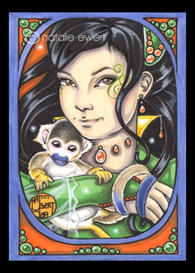 Art Nouveau Black