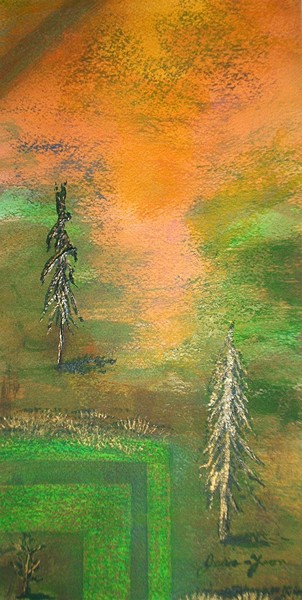 G-03-03 trees at sunset in urban setting