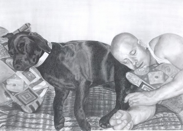 Man and his dog