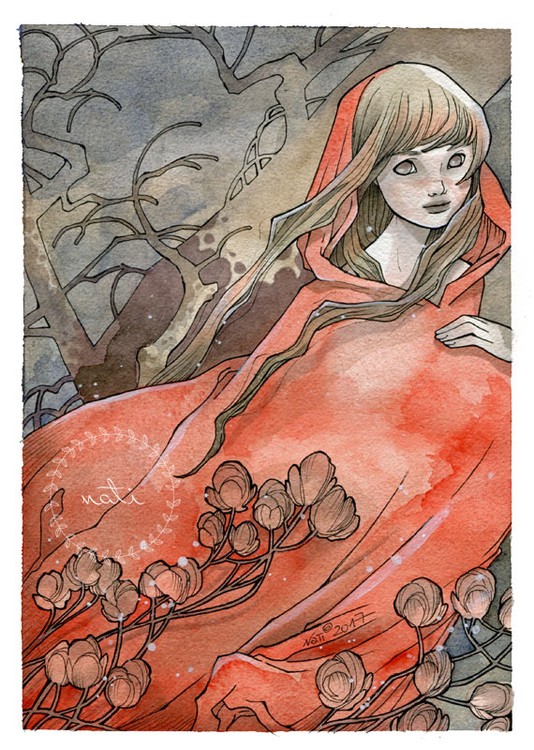 As red as blood