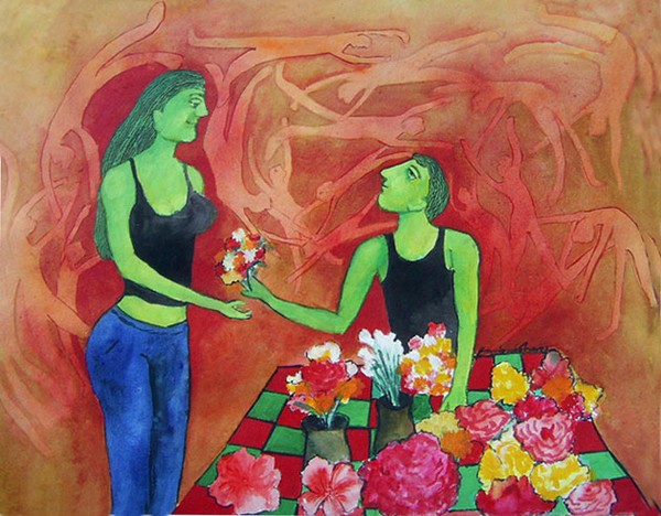 The flower seller