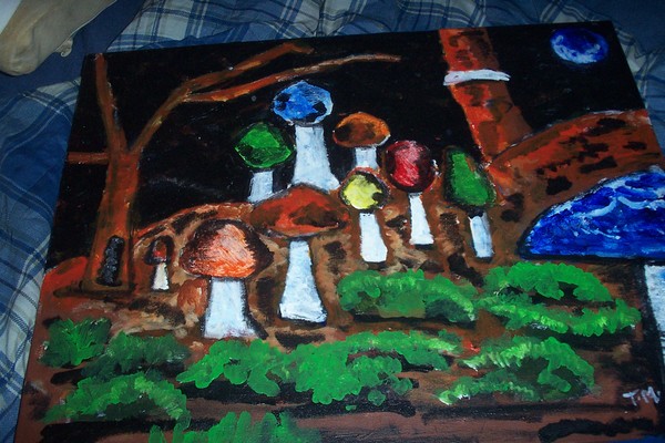 mushroom village