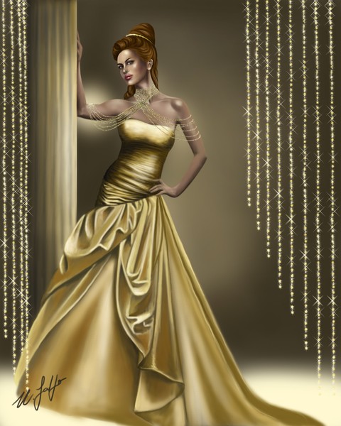 gold lady