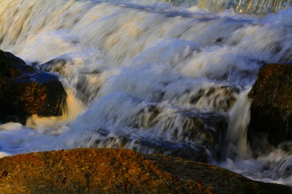 Stairs on water
