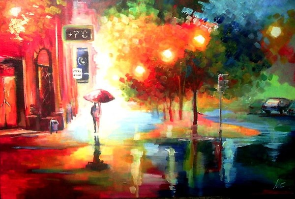 Rain in Novosibirsk