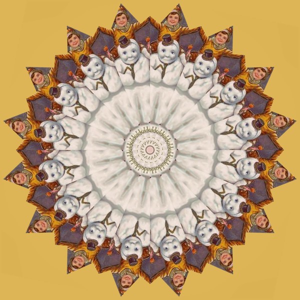 KALEIDOSCOPE SNOWMAN & CHILD