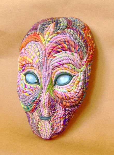 Smiling Alien Sculpture