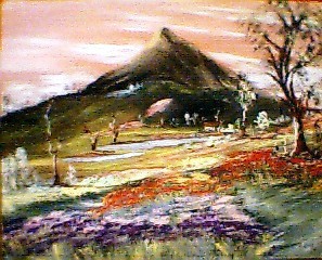 wild flowers on the hill 