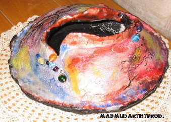 Glass Beaded Seed pod