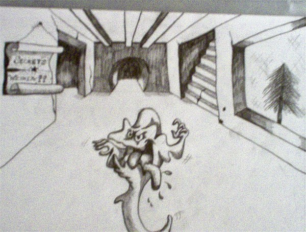 ghost in the hallway