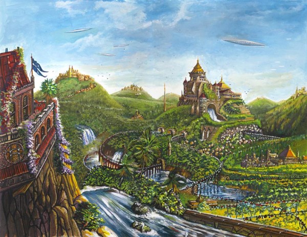 Ancient Atlantis, buildings