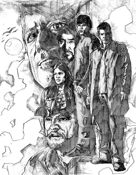 Supernatural Poster Pencils